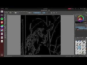 Krita Canny Edge Detection Algorithm Add-on