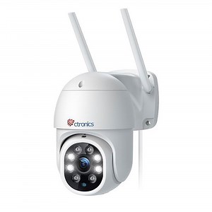 Ctronics 4MP Caméra Surveillance Extérieure WiFi 2.4/5Ghz PTZ Vision Nocturne Couleur 30M Détection Humaine Suivi Auto