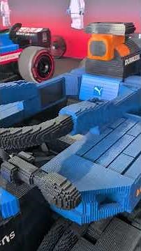 Life-Size LEGO F1 Williams Racing Car with 400,000 Pieces at Miami Grand Prix #lego #formula1