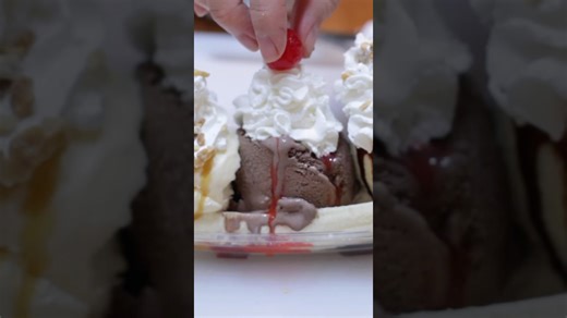 Easy banana split #recipe