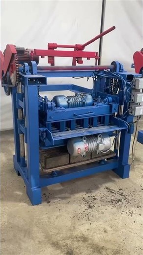 2 Holes Hollow Concrete Blocks Making Machine Small Manual Brick Making Machine #buildingmaterials