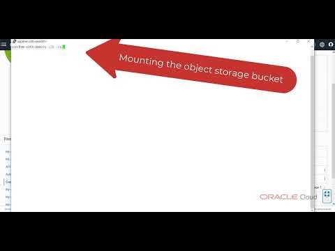OCI object storage s3fs mount demo