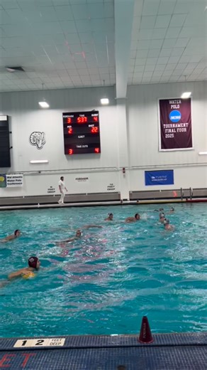 No. 5-ranked Fordham University ties the Mid-Atlantic Water Polo Conference (MAWPC) Championship title game versus George Washington University at four-all | Collegiate Water Polo Association