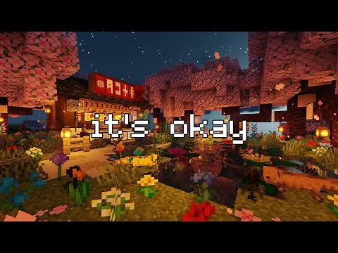 it's okay to cry, sometimes you need it...(minecraft music with ambience)