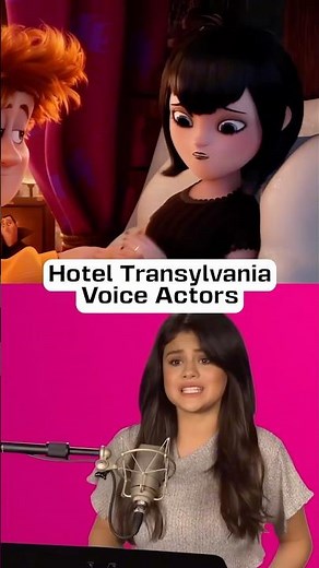 Hotel Transilvania VS Voice Actors #shorts