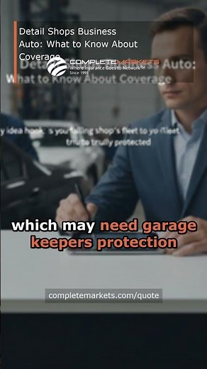 Detail Shops Business Auto: What to Know About Coverage