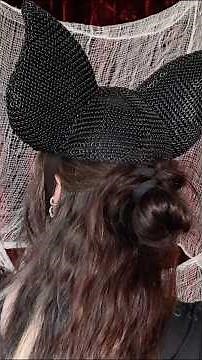 How I Made Chainmaille Bat Ears for Halloween! | #batcostume #halloween #chainmaille #chainmail