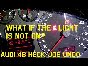 💨 [Audi 4B/C5] Airbag Module Replacement