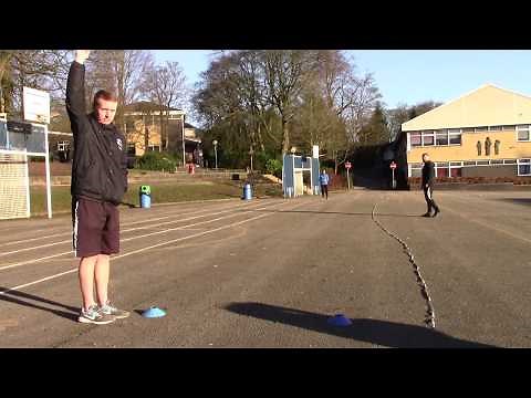 Running the 30m sprint test