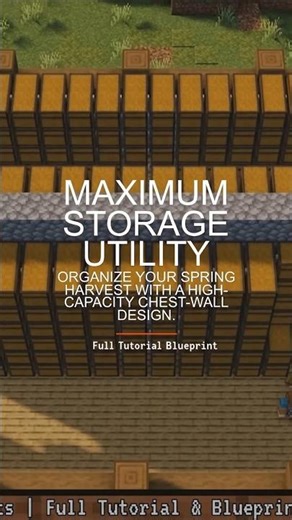 Massive Storage House #shortsfeed #minecraftbuilding
