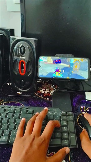 MY SETUP How to connect mouse keyboard with phone #subscribe #trending #online #onlineshopping