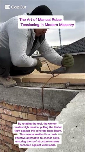 ​Comparing Manual Rebar Twisting to Standard Anchor Bolt Installation