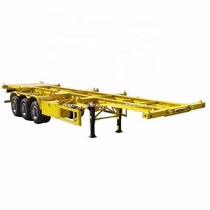 [Hot Item] Skeleton Container Chassis 3 Axles Semi Trailers 60tons Trailer