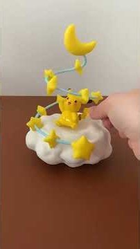 Making a Glowing Pikachu! ⚡✨ #pokemon #diy