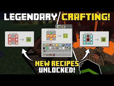 Craftable Items add-on "craft totems and elytra and more" for Minecraft Bedrock Edition #minecraft