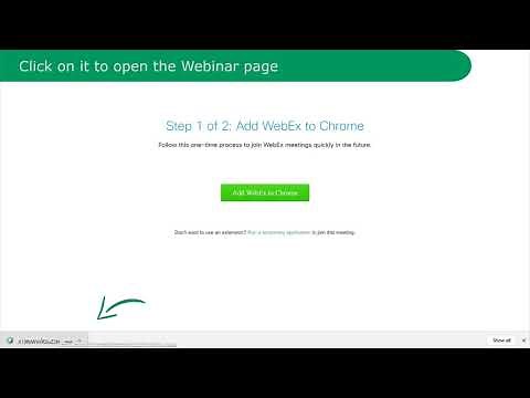 How to Join a Webinar