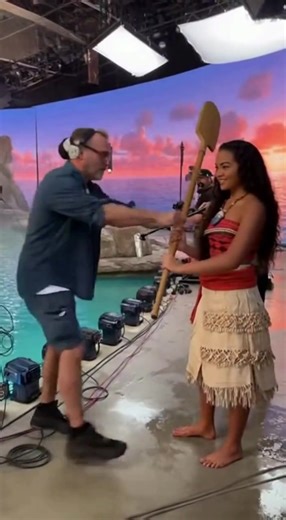 Ocean scene leak behind the scenes footage Moana live action #moanaliveaction #leak #moana #behindthescenes #movie