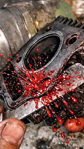 How to Remove a Cylinder Block Gasket Cleanly and Safely #shorts