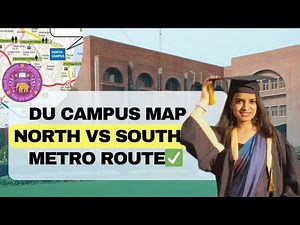 All DU College Location📍North campus vs South Campus 🚇DU Campus on Map🔥Delhi University off campus