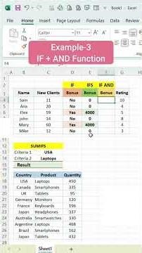 🎓📘 Excel IF, IFS aur AND Formula Complete Guide 💯 #kge #excel #viral #shorts #trending