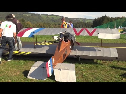 Giant RC Airplanes Nieuport 17 Scale Model Team Italy