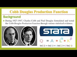 Cobb Douglas Production Function Model
