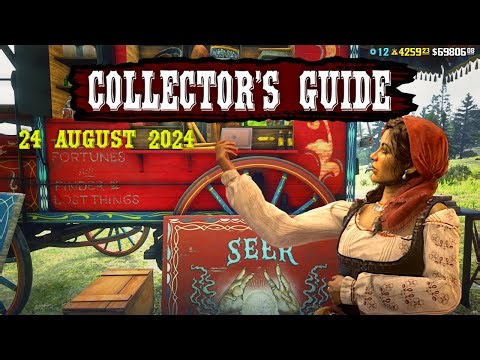 RDR2 Online Collector's Guide today - Madam Nazar & Collectibles locations