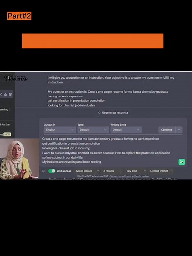 Generate Professional Resume with one click #cv #resume #jobs | Dr Rizwana Mustafa