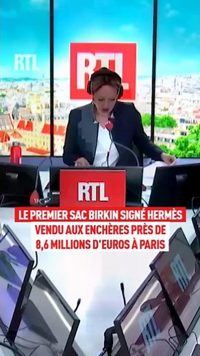 The first Birkin bag by Hermès has just sold for... 8.6 million euros!