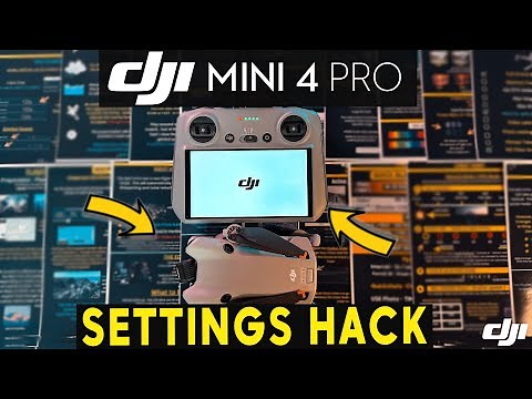 DJI Mini 4 Pro SETTINGS CHEAT SHEETS - DJI RC 2