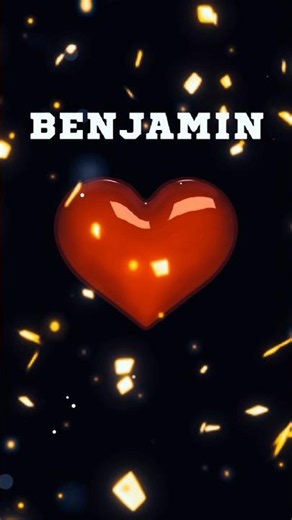 What is the meaning of BENJAMIN? 🌟👑 #names #benjamin #shorts #trending #aesthetic