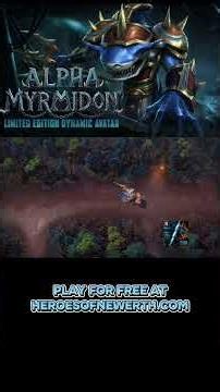 Alpha Myrmidon Dynamic Avatar now available #hon #moba #heroesofnewerth #honreborn