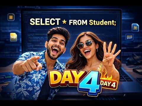 SQL Day 4: SELECT Statement Explained | Retrieve Data Easily 🔥