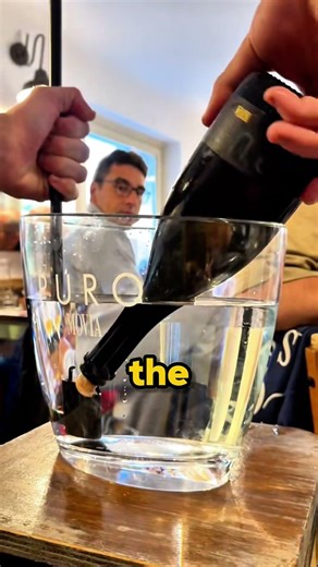 Why This Expensive Wine Is Served Upside Down