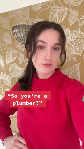 Creative Plumber Woman Painting Masterpieces