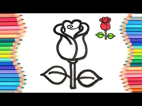 Learn to Draw Roses Easily: Step-by-Step for Kids