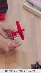 Corgi Diecast Smithsonian Collection Amelia Earhart Lockheed 5B Vega Miniature Scale Display Model Aircraft CS91303, Red 10.7cm x 3.7cm x 10.7cm