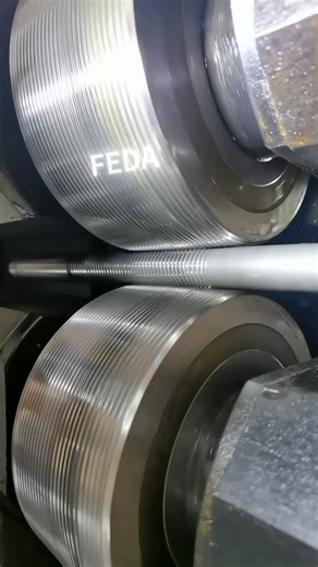 FEDA hydraulic thread rolling machine is a multi-functional cold extrusion forming machine tool.