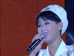 WPKの第68回記念の牡丹峰楽団モランボンと合唱団の合同パフォーマンス「ロング朝鮮労働党ライブ」