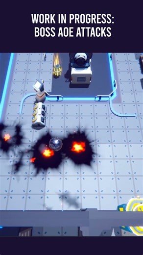 First look: Boss AOE attack visuals