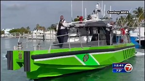 Miami-Dade Fire Rescue reveals new fireboat - WSVN 7News | Miami News, Weather, Sports | Fort Lauderdale