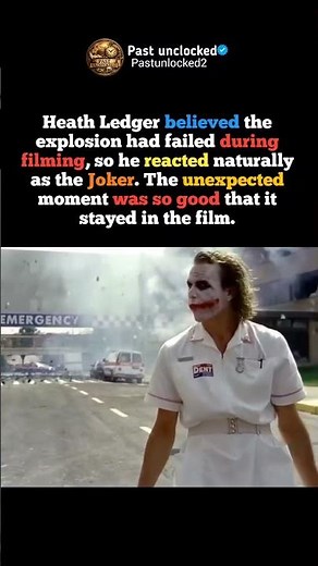 Heath Ledger's Unscripted Joker Moment #history #didyouknow #joker