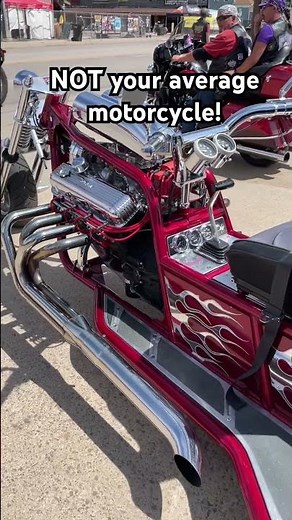 Incredible Custom Motorcycle at Sturgis Bikini Bike Wash!