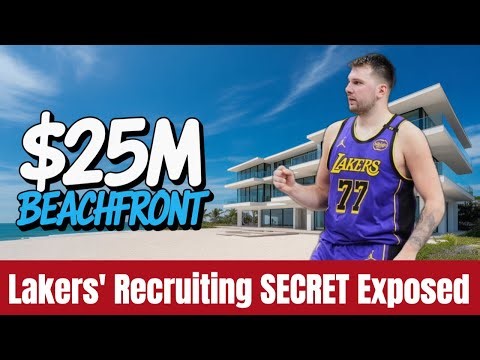 Luka Doncic's $25M Beach Mansion EXPOSES Lakers' Recruiting SECRET