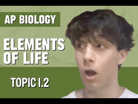 Elements of Life [AP Biology Review Unit 1 Topic 2]
