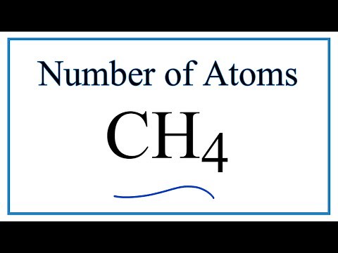How to Find the Number of Atoms in CH4 (Methane)
