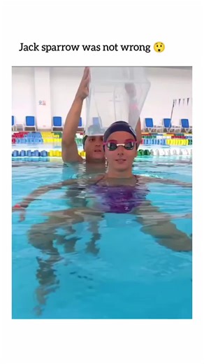 CODED on Instagram: "In this video, a woman dips underwater with an upside-down bucket placed over her head, creating a pocket of trapped air that allows her to breathe while submerged. The simple trick works because of basic physics — specifically air displacement and pressure balance. When the bucket is pushed underwater, the air inside cannot escape, so it forms a sealed bubble. Water pressure pushes up from below, but the trapped air keeps the space inside breathable (for a short time), acti