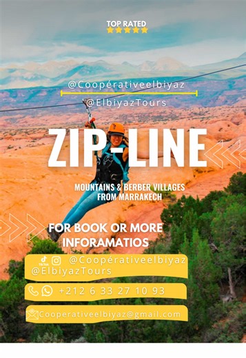 Atlas Mountains Adventure: Hike and Zipline Tour