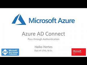 Microsoft Azure - Azure Active Directory Pass-through Authentication