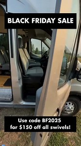 Black Friday deal: Save $150 on Scopema seat swivels. Made in France. Trusted by pro van builders. | The Swivel Shop